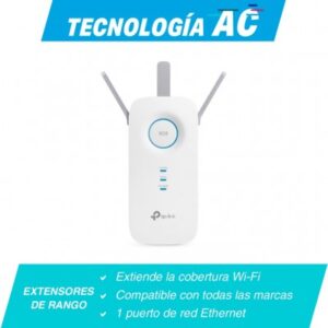 TP-Link Extensor de Cobertura WiFi AC1750 RE450, Inalámbrico, 450 Mbit/s en 2.4GHz, 1300 Mbit/s en 5GHz