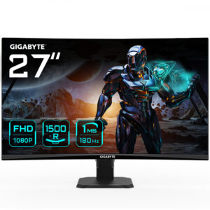 Monitor Gamer Curvo Gigabyte GS27FC LCD 27", 1920x1080 Full HD, FreeSync, 180Hz, HDMI/DisplayPort, Negro