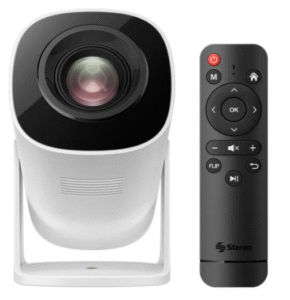 Proyector Steren PRO-260 LED, 1280x720 HD, 110 lúmenes ANSI, con Bocinas, Blanco