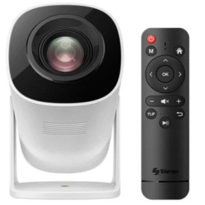 Proyector Steren PRO-260 LED, 1280x720 HD, 110 lúmenes ANSI, con Bocinas, Blanco