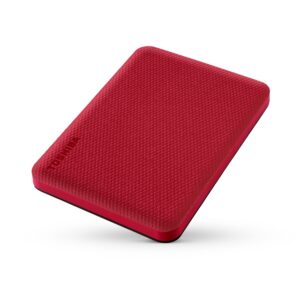 Disco Duro Externo Toshiba Canvio Advance 2.5", 4TB, USB, Rojo - para Mac/PC