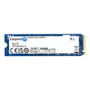 SSD Kingston SNV3S NVMe, 1TB, M.2, 4000 MB/s Escritura, 6000 MB/s Lectura, PCI Express 4.0