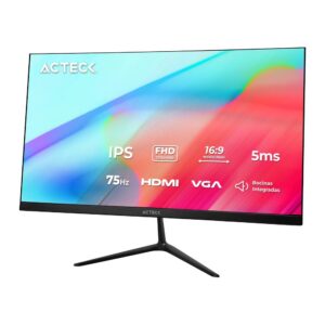 Monitor Acteck Captive Vivid SP245 LED 24.5", 1920x1080 Full HD, FreeSync, 75Hz, HDMI, Bocinas Integradas, Negro