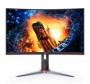 Monitor Curvo AOC C24G2 LED 23.6", 1920x1080 Full HD, FreeSync, 165Hz, HDMI/DisplayPort, Negro