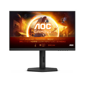 Monitor Gamer AOC 24G4 LED 23.8", 1920x1080 Full HD, G-Sync, 180Hz, HDMI/DisplayPort, Negro/Rojo
