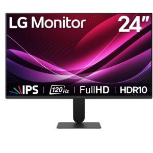 Monitor LG 24U411A-B LCD 23.8", 1920x1080 Full HD, 120Hz, HDMI, Negro