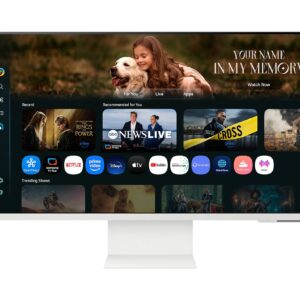 Monitor Samsung Smart M8 32 LED 32", 3840x2160 4K Ultra HD, 60Hz, HDMI, Bocinas Integradas, Blanco