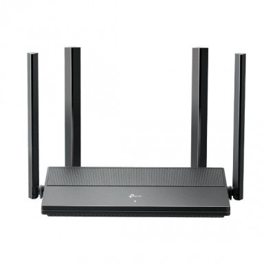 Router TP-Link Gigabit Ethernet de Banda Dual EX141, WiFi 6 Inalámbrico, 1201Mbit/s, 4x RJ-45, 2.4/5GHz, 4 Antenas Externas