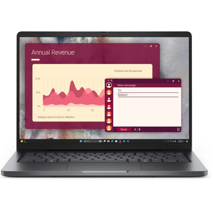 Laptop Dell PRO 14, 14" 1920x1200 WUXGA, Intel Core 5 120U, 16GB, 512GB SSD, Windows 11 Pro, Español