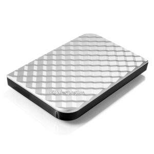 Disco Duro Externo Verbatim, 2TB, USB 3.2 Gen 1 (3.1 Gen 1), Plata