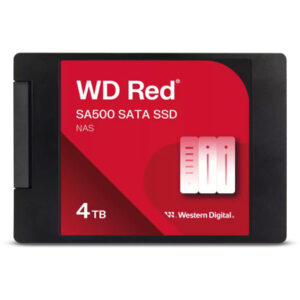SSD WD Red SA500, 4TB, 2.5", 520 MB/s Escritura, 560 MB/s Lectura, SATA III